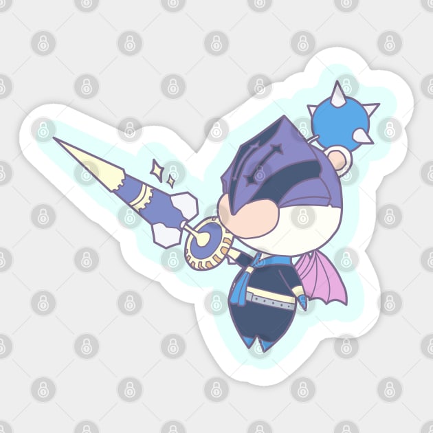 Class 2 Moogle FF Type-0 Sticker by AshnoAlice